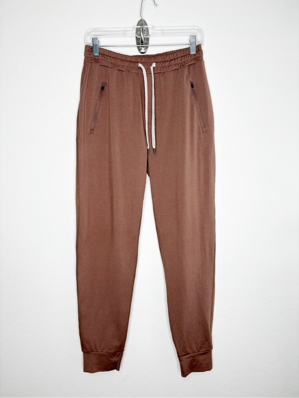 Vuori Ponto Performance Jogger Mens Medium Brown Drawstring Stretch Lounge Pants